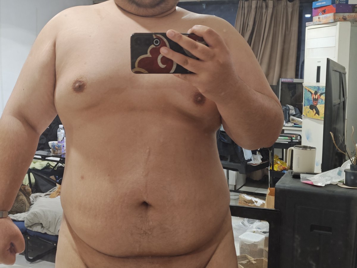 肚子上有好东西。