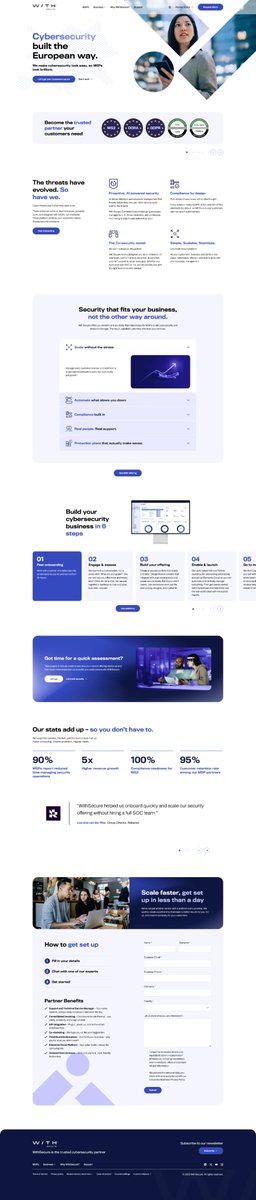 WithSecure's tweet image. 🚀 Our new MSP website is live!

Built for growth:
✅ Problem-led guidance
✅ Trust-building certifications &amp;amp; case studies
✅ Peer insights for your sales
✅ Flexible bundles &amp;amp; smooth onboarding

Start boosting your cybersecurity business today: withsecure.com

#MSP