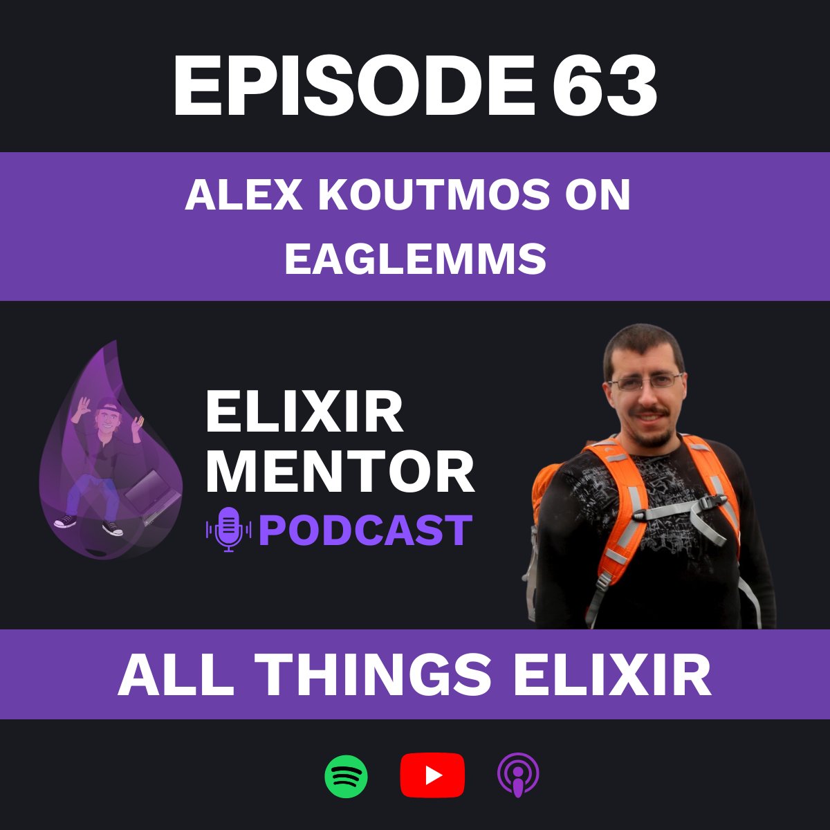 jacob_luetzow's tweet image. 🎙️ The Elixir Mentor Podcast will livestream tomorrow (Nov 28) at 10 AM MT!
Returning guest @akoutmos on building EagleMMS—the wins, pivots, and lessons from the trenches.
elixirmentor.com/events
#myelixirstatus #elixirlang