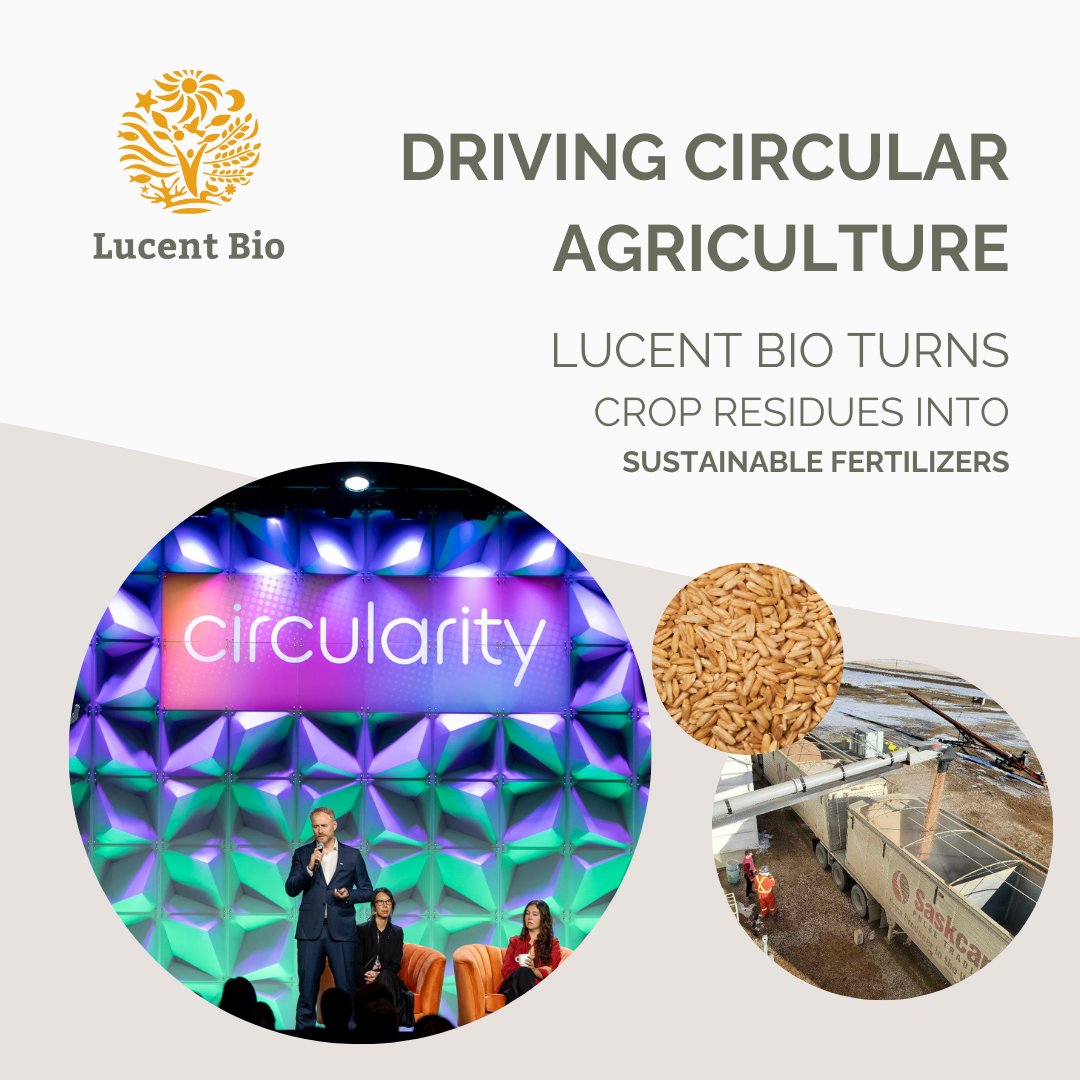 LucentBio's tweet image. At Lucent Bio, we transform agricultural co-products into regenerative fertilizers that restore soil health and close the loop on sustainability. 🌱
Discover how: hubs.ly/Q03MSyKd0
#SustainableAg #CircularEconomy #ClimatePositive #LucentBio