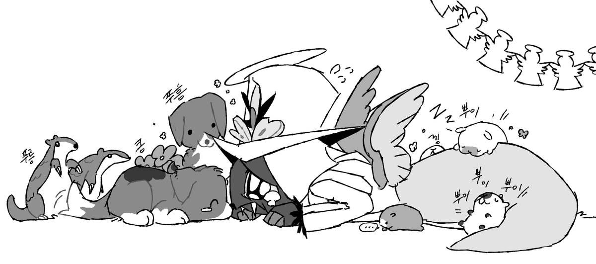 🐹🐕🦘
     🐍💦
#HazbinHotelFanart