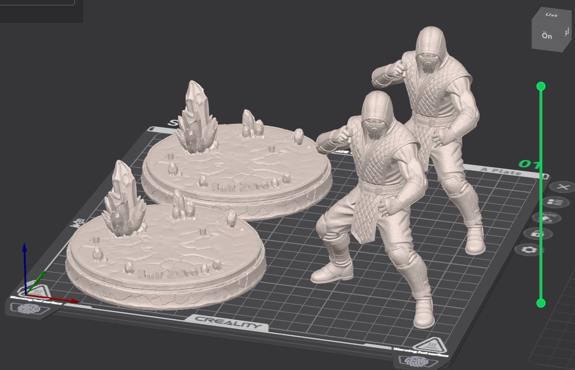 The_Katfar's tweet image. Arkadaşlar söz verdiğimi dövüş karakterleri basımına başladım. Elimdeki filamentler bitene kadar hatırı sayılır miktarda basıp hepsini sizlere ücretsiz olarak hediye edeceğim.
#SubZero