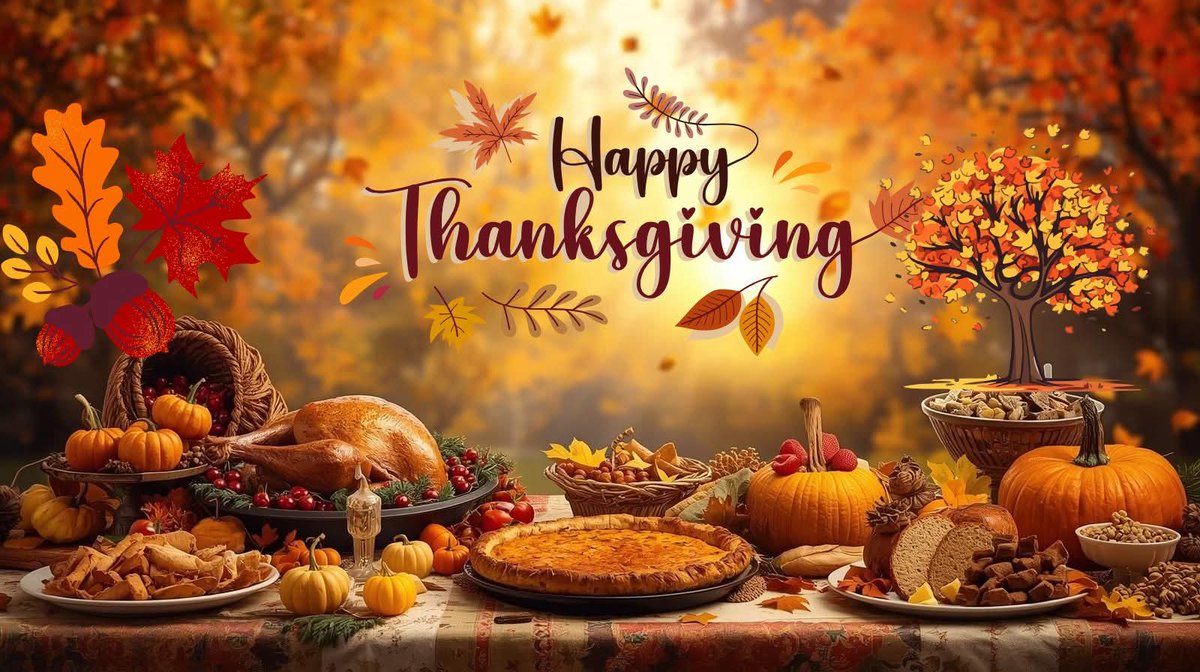 Happy Thanksgiving to family and friends across the pond. And all those giving thanks this side of it. #Thanksgiving