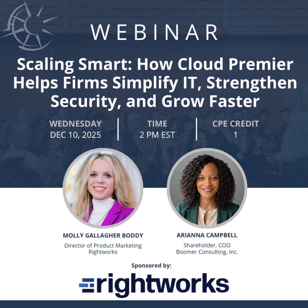 jimboomer's tweet image. Learn how firms simplify IT and strengthen security with Cloud Premier. 

Register for the webinar: boomer.link/f3s 

#AccountingFirms #CloudTechnology @Rightworks_