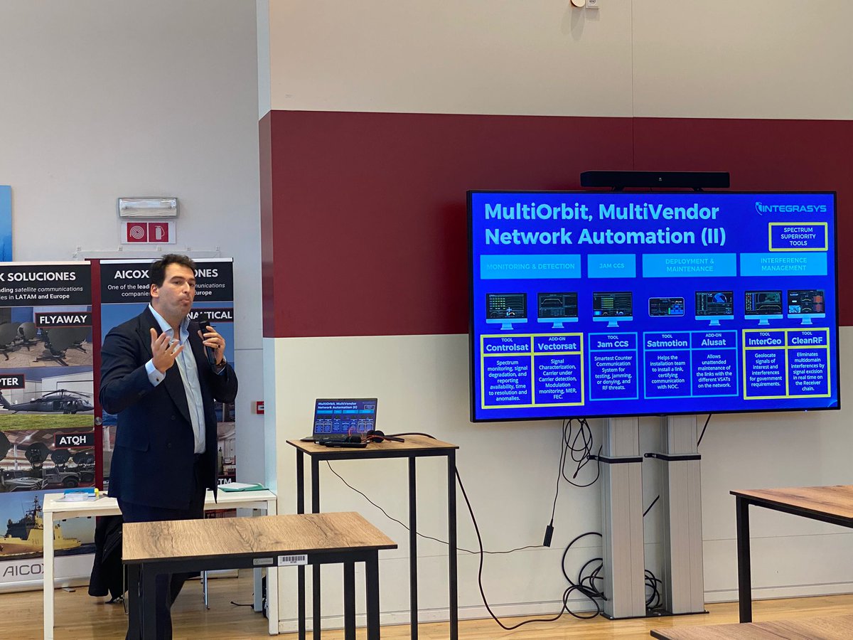 🌌 Thanks to NATO Spanish Industry Day! Our team joined today at NATO HQ, with CEO Álvaro Sánchez on Spectrum Superiority. Inspiring talks &amp; connections! 

#NATO #INTEGRASYS