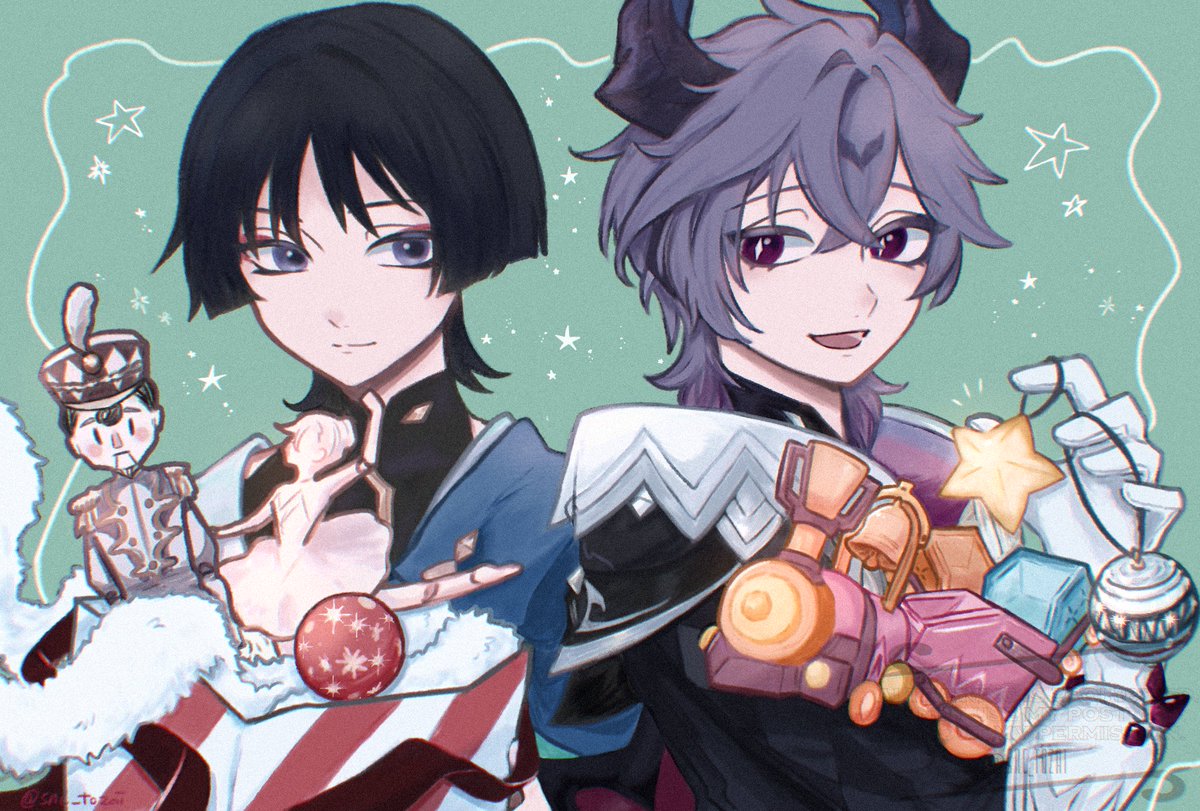 クリスマスが似合う二人𐂂𖠰⸝꙳.⋆
楽しいホリデーになりますように❅!