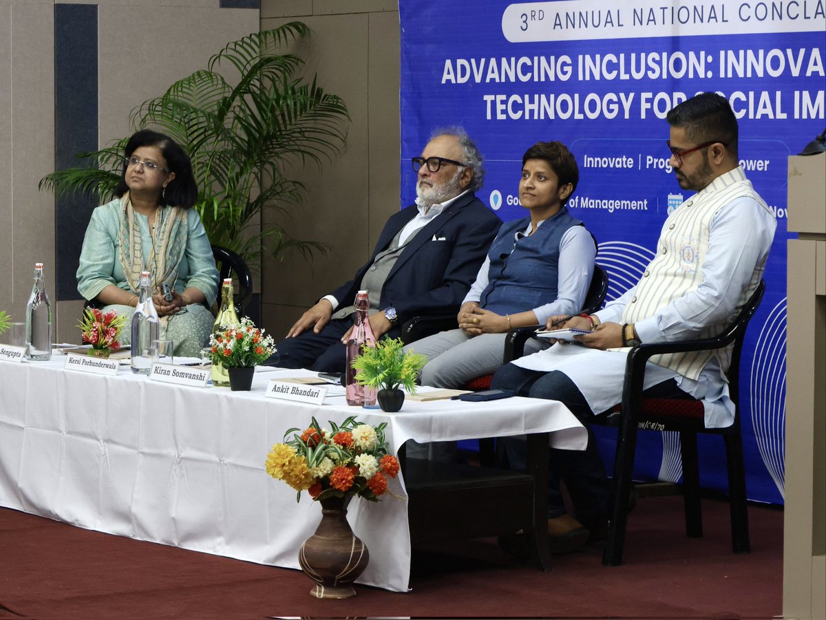 GIM_Sanquelim's tweet image. #GIM hosted the &apos;3rd #National #Conclave&apos; by CSSA on the theme &apos;Advancing Inclusion: #Innovation and #Technology for #Social Impact&apos;, bringing leaders together to highlight how purpose led leadership and technology promote #equity, inclusion, and #sustainable development for all.