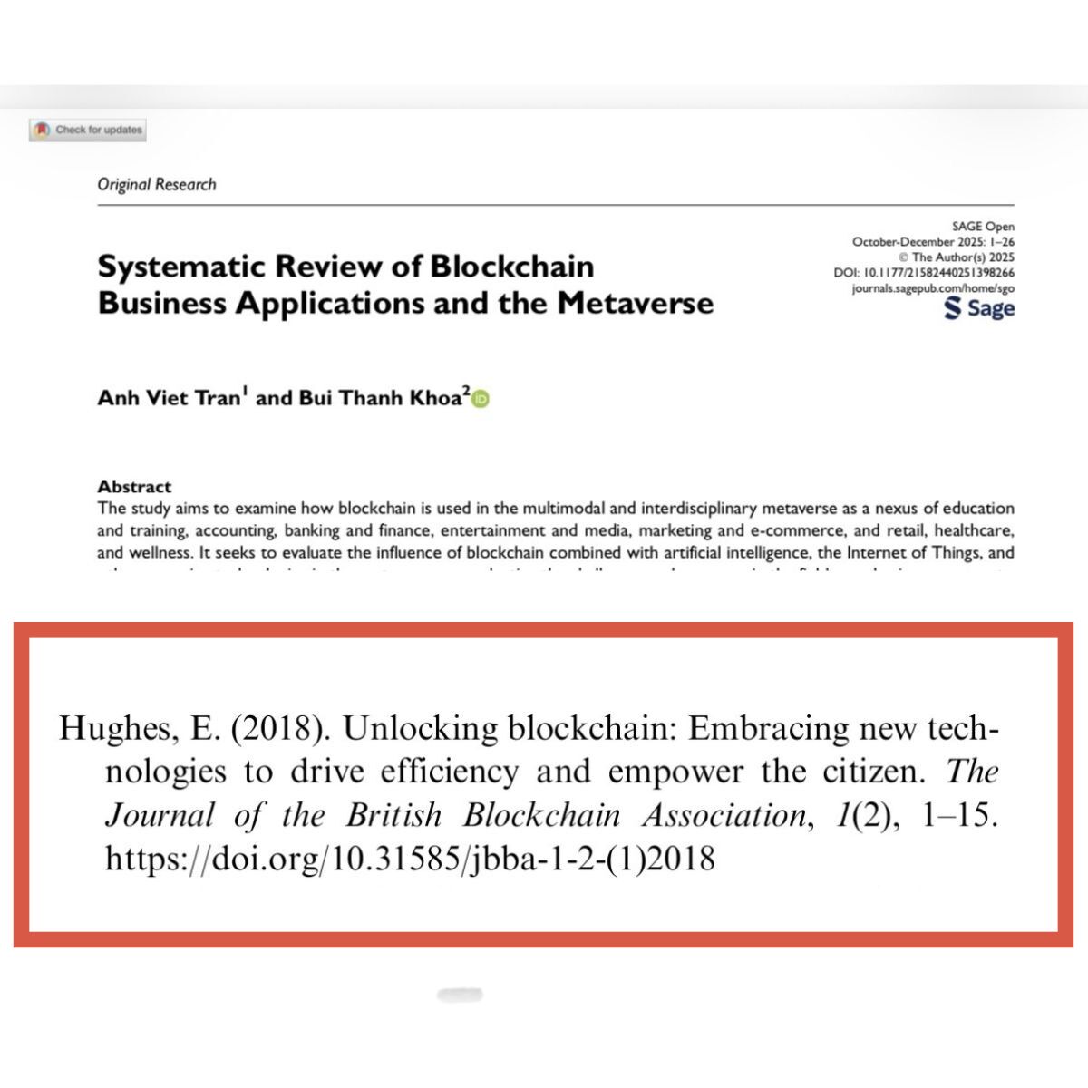 Brit_blockchain's tweet image. New JBBA citation from Industrial University of Ho Chi Minh City, Vietnam.

➡️ Original JBBA paper cited here:

&quot;Unlocking Blockchain: Embracing New Technologies to drive Efficiency and Empower the Citizen&quot; by @EddieHughes4WN et al:

jbba.scholasticahq.com/article/3741-u…

#JBBA #citation…