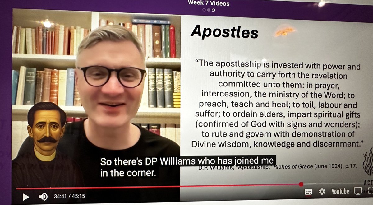 Jonathan_Black_'s tweet image. Apparently my sudden joy when D.P. Williams appears on the screen has brought joy to the heart of some of my students.