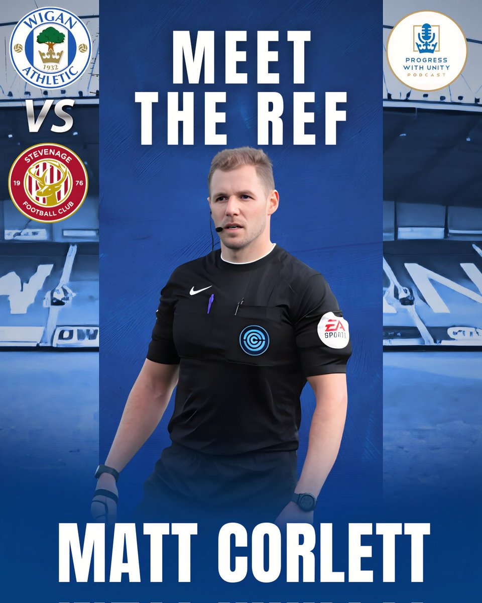 PWUPodcast's tweet image. #wafc #StevenageFC
𝗕𝗶𝗴 𝗚𝗮𝗺𝗲 𝗕𝘂𝗶𝗹𝗱 𝗨𝗽
⚽️ Latics v Stevenage
🗣️ Meet The Ref
🟥🟨 Card Watch
🤔 Ref&apos;d Us Before?
📖 progresswithunity.blogspot.com/2025/11/meet-r…
