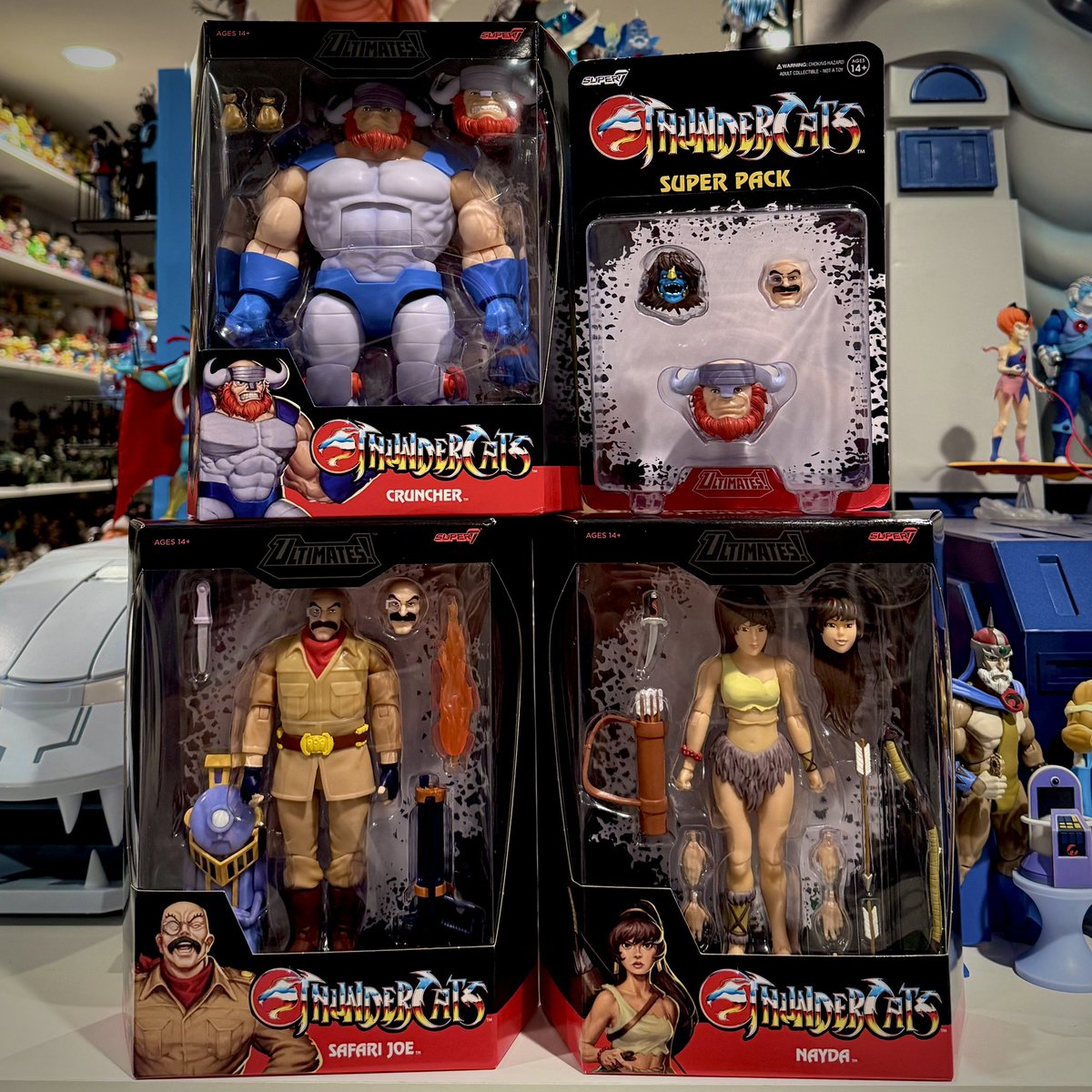 It’s #thunderthursday and also #thanksgiving so I am thankful for #thundercats! The new series from <a href="/super7store/">Super7</a> has arrived and there is something for everyone. This collection has really grown into something special, with more to come!