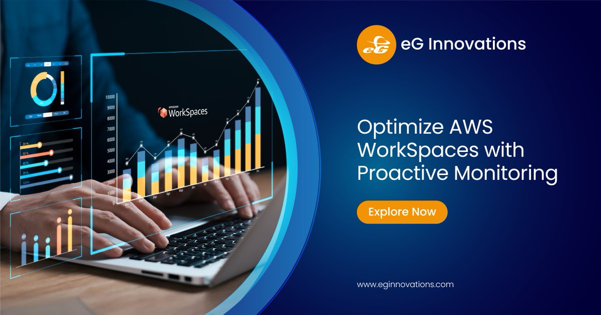 eGInnovations's tweet image. Simplify AWS WorkSpaces monitoring with eG Enterprise! Get end-to-end visibility, proactive alerts, and real-time diagnostics to boost performance and efficiency. 

Start your free trial today: hubs.li/Q03W2WvW0

#AWSWorkSpaces #DigitalWorkspace #eGInnovations #eGEnterprise