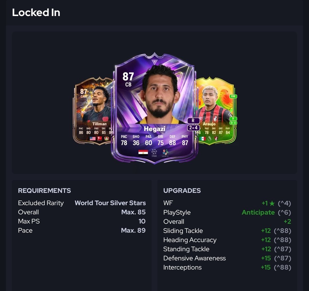 UPC_Academy's tweet image. EVO: 
🧬 Looked In
🧬 Hit the Weights
🧬 Speed Surge

#EAFC26 #EAFC #FIFA26 #FC26

👉🏻 @Adrian28CA