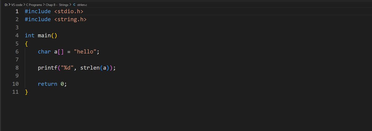 pranit_0007's tweet image. Day 21 : Started with strings in C.  

#clanguageprogramming #LearnCoding #CodingJourney #LearnToCode #100daysofcode #Cprogrammingbascics #LearnInPublic