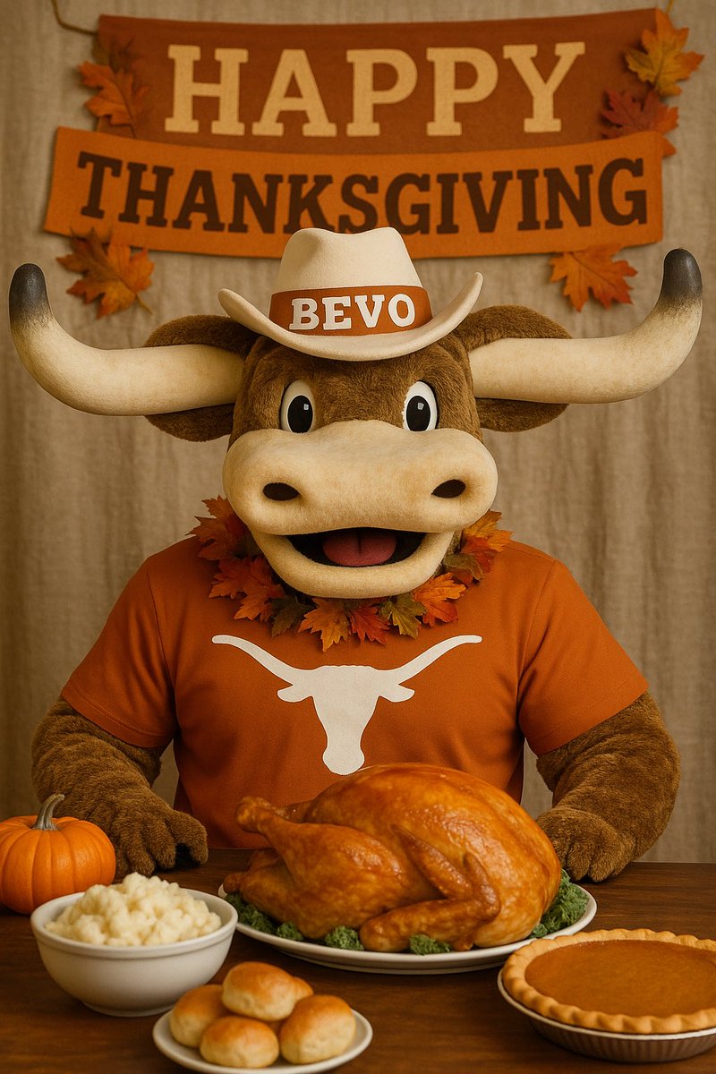 joepercifield's tweet photo. Happy Thanksgiving to all the Longhorns out there.
Fill up on turkey today, cause we’re feasting on aggy tears tomorrow 🤘🏻 https://t.co/1BXRdzeE9D