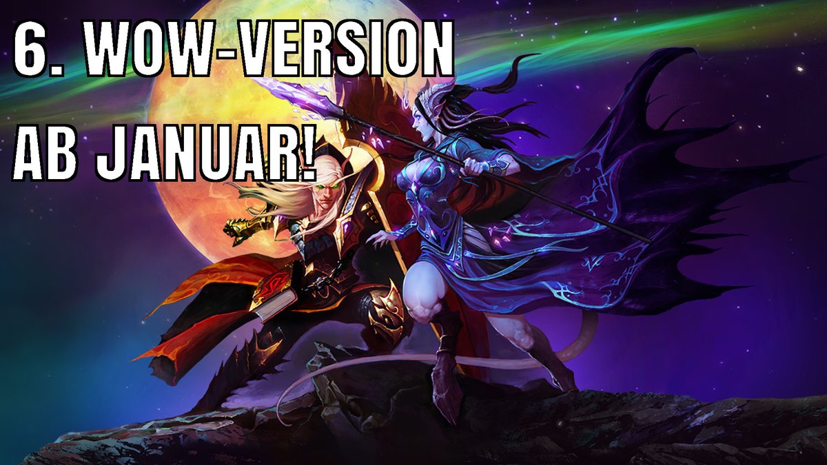 Im Januar kommt die 6. Version von World of Warcraft!
youtube.com/watch?v=evBUDW…
