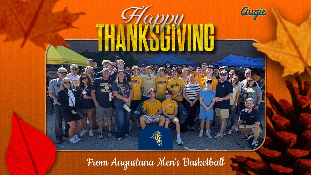 Happy Thanksgiving from Augustana Men’s Basketball!