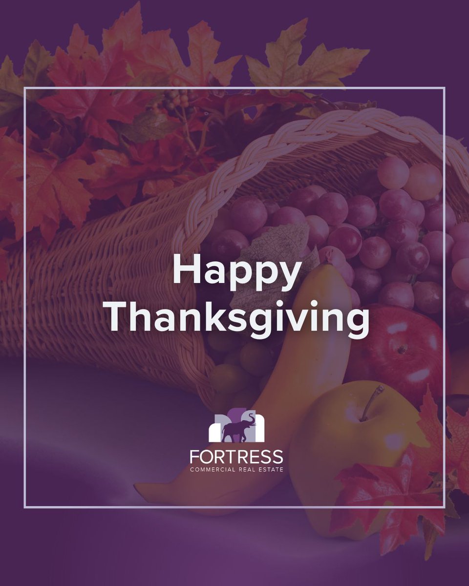 Thanksgiving is a time to appreciate strong partnerships. To all of our clients, colleagues, and industry friends — thanks for trusting us with your CRE needs. We’re grateful for another year of meaningful work in the community!

Wishing you a warm and restful holiday. 🦃