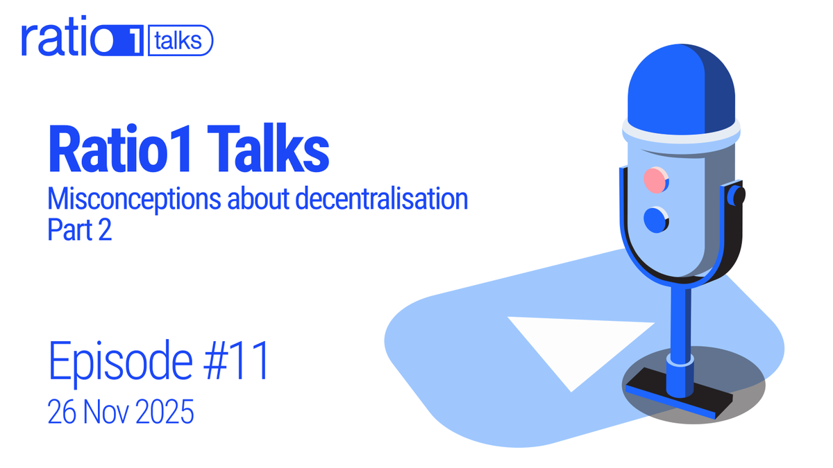 Episode 11 of the Ratio1 Series has been published on YouTube.

In this episode, we dive back into the subject of misconceptions about decentralised networks, how security actually works, and the benefits these systems can offer far beyond tech companies. Additionally, we tackle