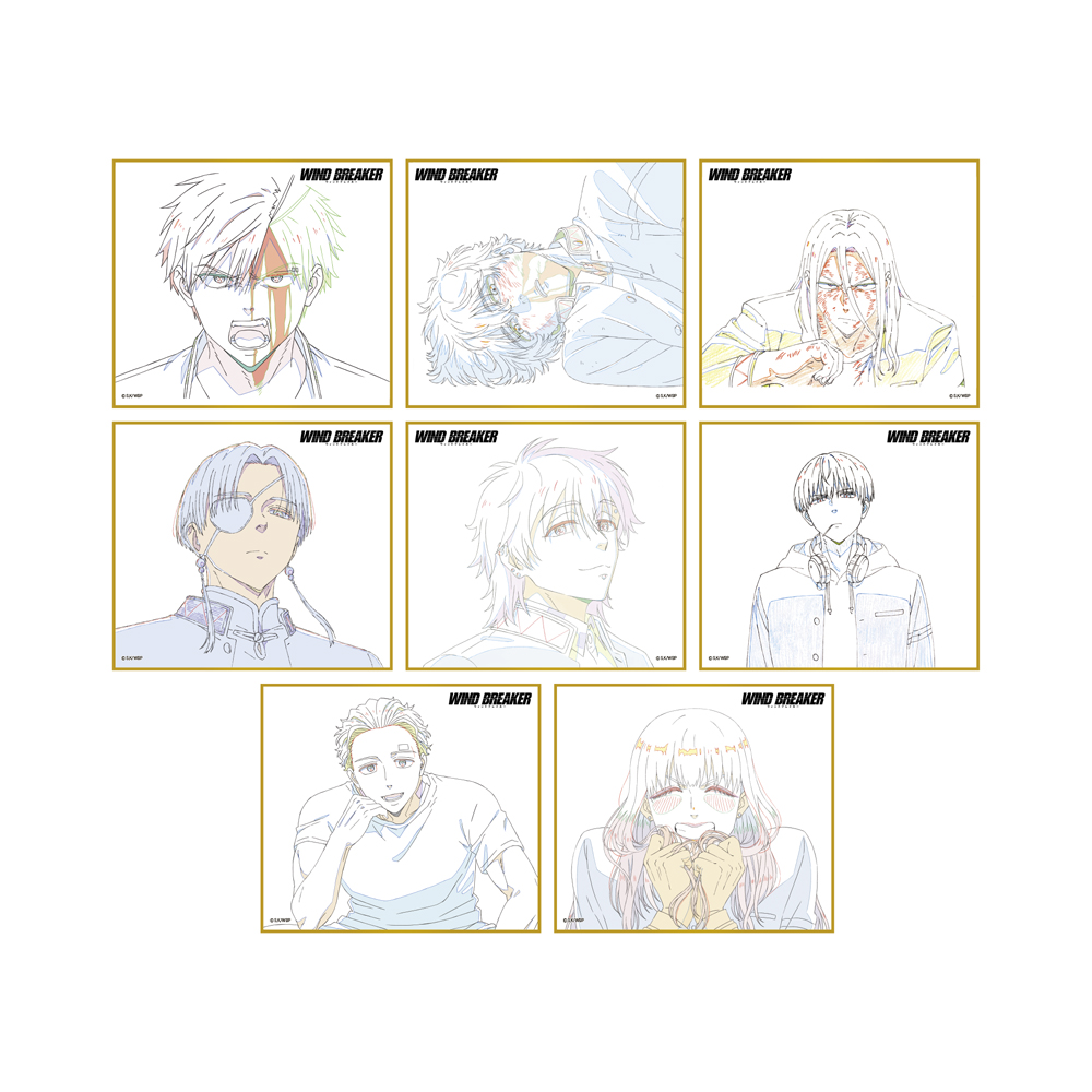2025年12月下旬発売 「WIND BREAKER」ミニ色紙コレクション 599円／BOX