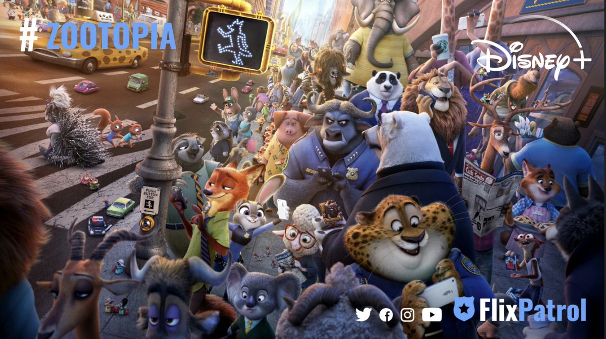 DISNEY+ IS FULL OF ANIMALS. 🐅

#Zootopia2 rocks in cinemas and the original movie scores on <a href="/DisneyPlus/">Disney+</a> in Europe and the Americas. 

🥇 No. 1 Worldwide
🏆 Top position in 44 countries

See full charts: flixpatrol.com/title/zootopia/