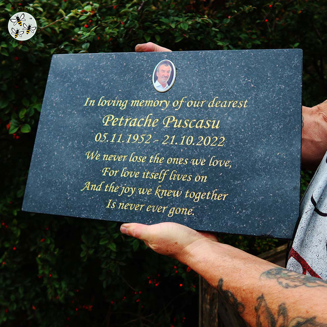 Crafted with care in our UK workshop: a polished granite memorial featuring an inset porcelain photo plaque for a beautifully personal touch.
Durable, elegant, and made to honour memories that last forever. 🌿✨
#Memorials #UKMade #GraniteMemorial #PorcelainPhoto #InLovingMemory