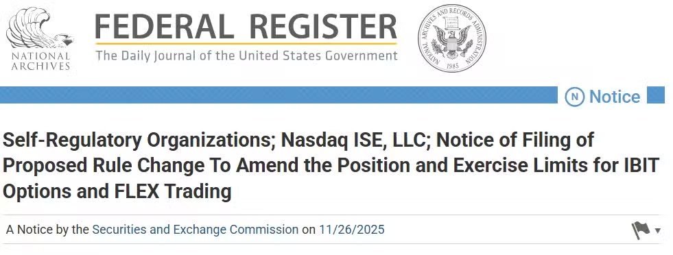 thecryptobasic's tweet image. Nasdaq Requests to Raise Trading Limit for Options on BlackRock’s #Bitcoin ETF to 1 Million.

Leading U.S. exchange Nasdaq is pushing for major expansion of trading capacity for options linked to BlackRock’s iShares Bitcoin Trust (IBIT).

According to a Wednesday filing with the…