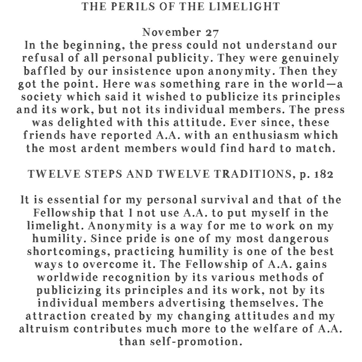 AA Daily Reflections tweet media
