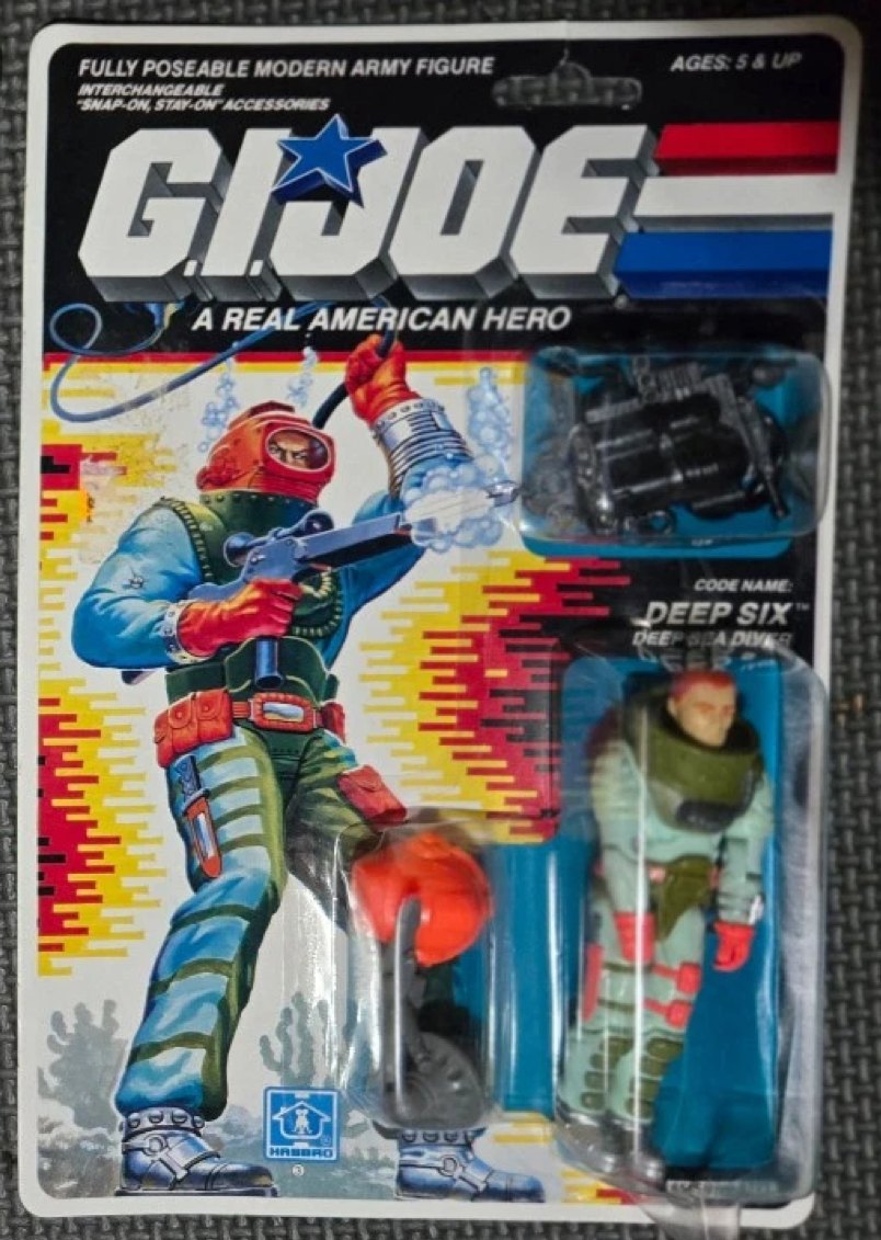rareactionfigs's tweet photo. Upcoming:
Hasbro
GI Joe
Deep Six
Deep Sea Diver
Series 8
1989
*factory sealed*
🤿

#hasbro #gijoe #deepsix #actionfigures #collectibles #vintagetoys https://t.co/Eq5T2fP6oV