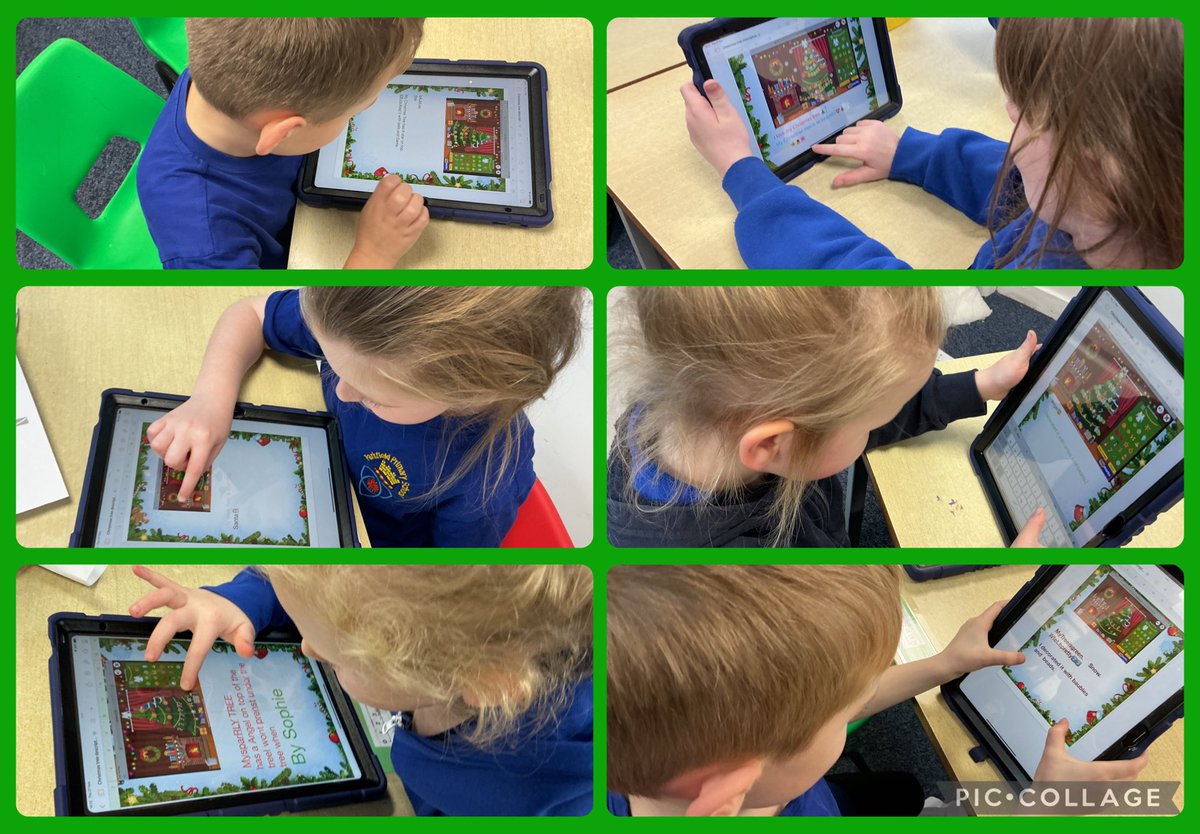 Parkfield's tweet image. #Y1 enjoyed decorating Christmas trees in their #Computing lesson today then typing sentences about what they’d put on. 🎄