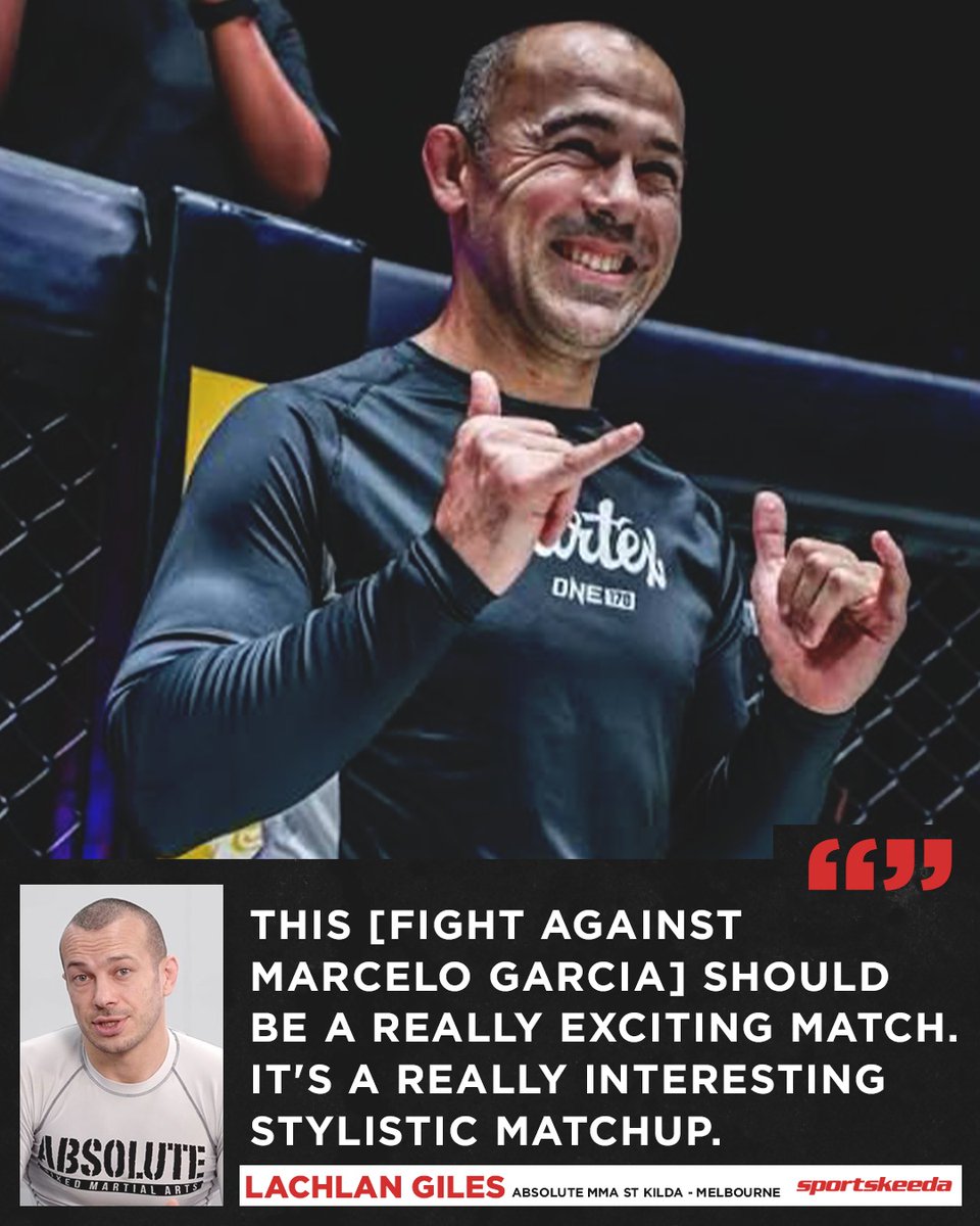 sportskeedaMMA's tweet image. 🔥 Lachlan Giles can’t wait to test himself against Marcelo Garcia. 

#SubmissionGrappling #ONEFightNight38 #ONEChampionship