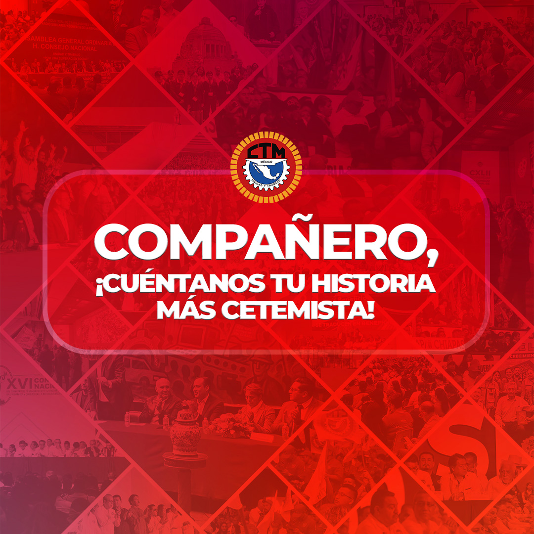 🤝🔥 Ser cetemista es orgullo, historia y compromiso.
Comparte una foto del ayer y otra del hoy, y dinos qué ha cambiado en tu vida gracias al trabajo y la unidad sindical de la <a href="/CTM_MX/">CTM Nacional</a>.

¡Te leemos!👇