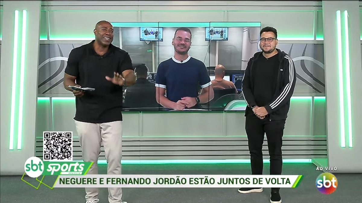 Não tem jeito, Fernando Jordão e presença VIP nessa despedida 
#SBTSportsBrasília