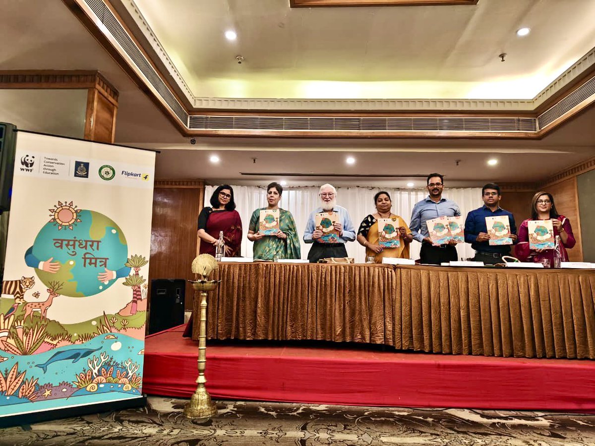 rajneeeshkumar's tweet image. Proud to partner with @WWFINDIA and the Maharashtra Forest Department @MahaForest to launch #VasundharaMitr; Strengthening Eco Clubs across all 36 districts and supporting 1.5 lakh students to lead climate action. #Sustainability #FlipkartFoundation @CMOMaharashtra…