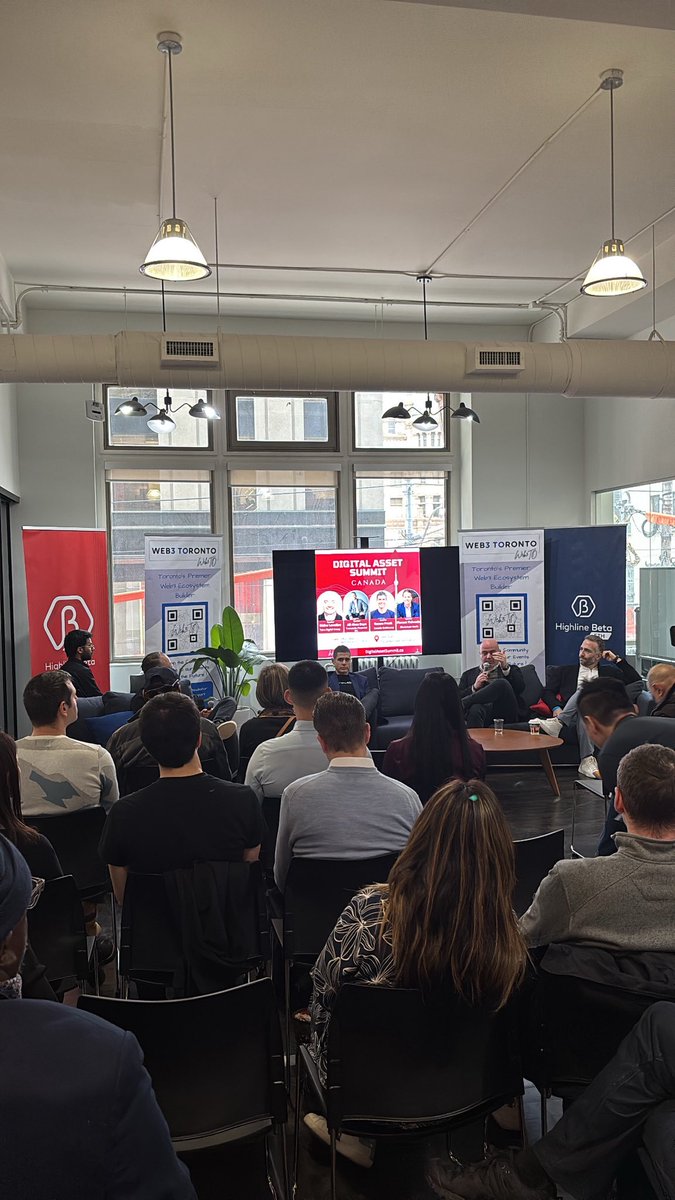 Web3To's tweet image. Great first panel to kick off the day 🔥

“Canadian Stablecoins Are Here: What Happens Next?” sparked an amazing discussion with CADD, CADX, QCAD &amp;amp; Blockchain North on where Canada goes from here. 🇨🇦

More panels, more insights, more conversations to come at Digital Asset Summit…