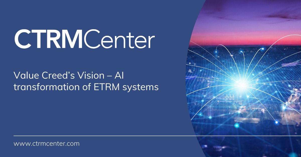 CTRMCenter's tweet image. Value Creed’s Vision – AI transformation of ETRM systems ctrmcenter.com/blog/valuecree… #CTRM #ETRM