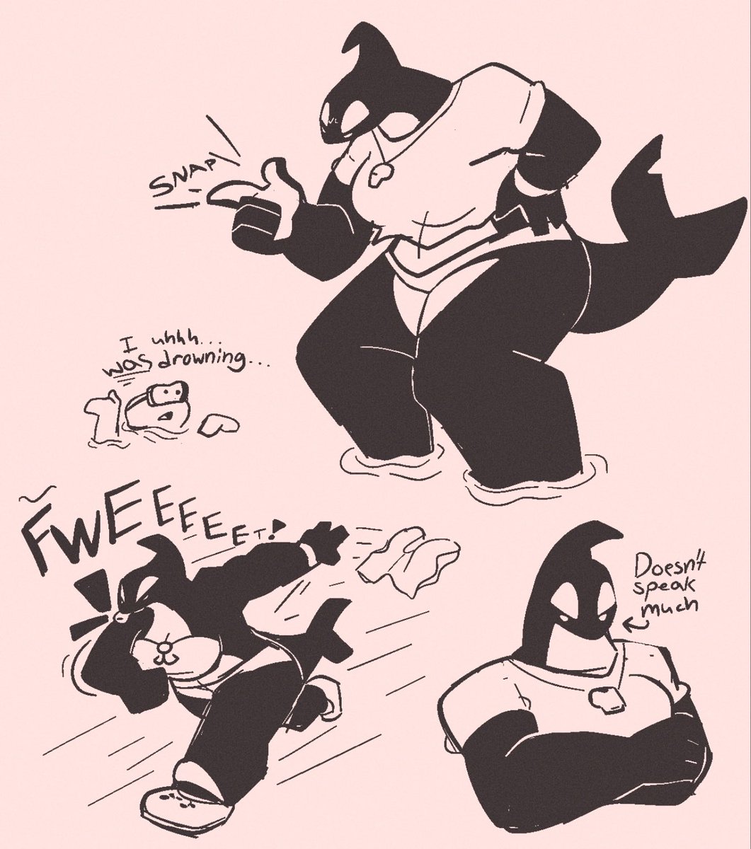 boomartist_'s tweet photo. Proof I don’t just draw reptiles, here’s some orca oc doodlez :>> https://t.co/yBeV55RLFW