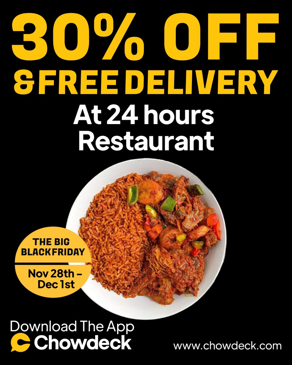 chowdeck's tweet image. 