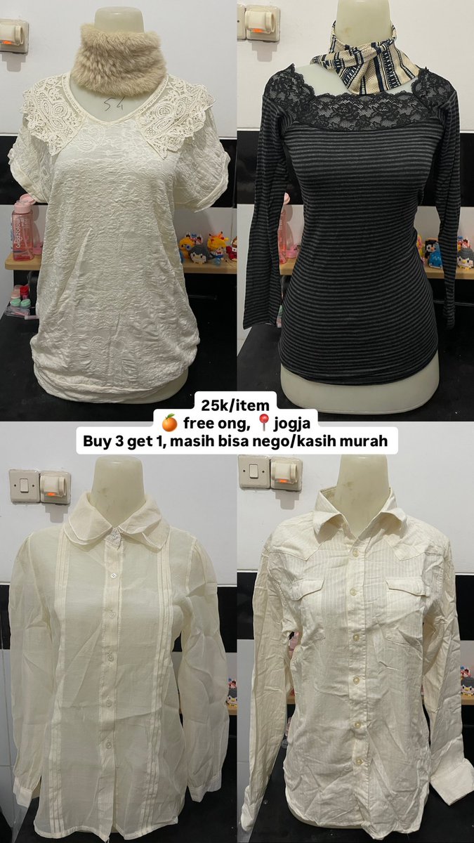 maikhairo's tweet image. UP GIRLSSS baju lucu lucu under 30k semuaa, bisa 🍊 dan free ong. 📍jogja. Dm for detaisss