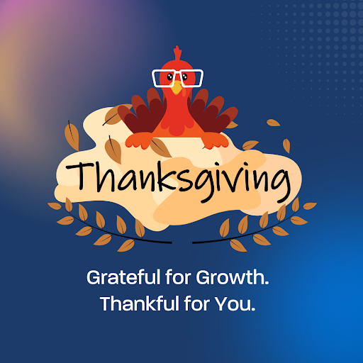 GeeksforGrowth's tweet photo. This Thanksgiving, we’re raising a toast (and maybe a slice of pie 🥧) to our clients, partners, and the entire creative community that makes growth possible.
🧡 Happy Thanksgiving from all of us at Geeks for Growth!
#Thanksgiving #GratefulForGrowth #GeeksForGrowth  #AgencyLife https://t.co/WnFn3JKv23