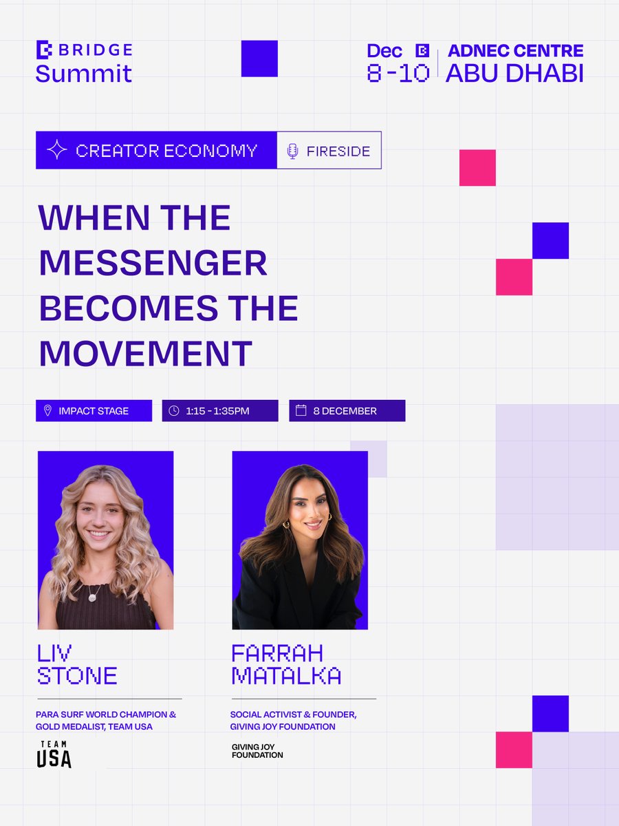 WMediaBridge's tweet image. Bridging personal influence with public responsibility.

Creators now shape how millions understand the world, blurring the line between messenger and movement. This session explores how their rising role in news and culture can be guided toward accuracy, ethics, and inclusion.…