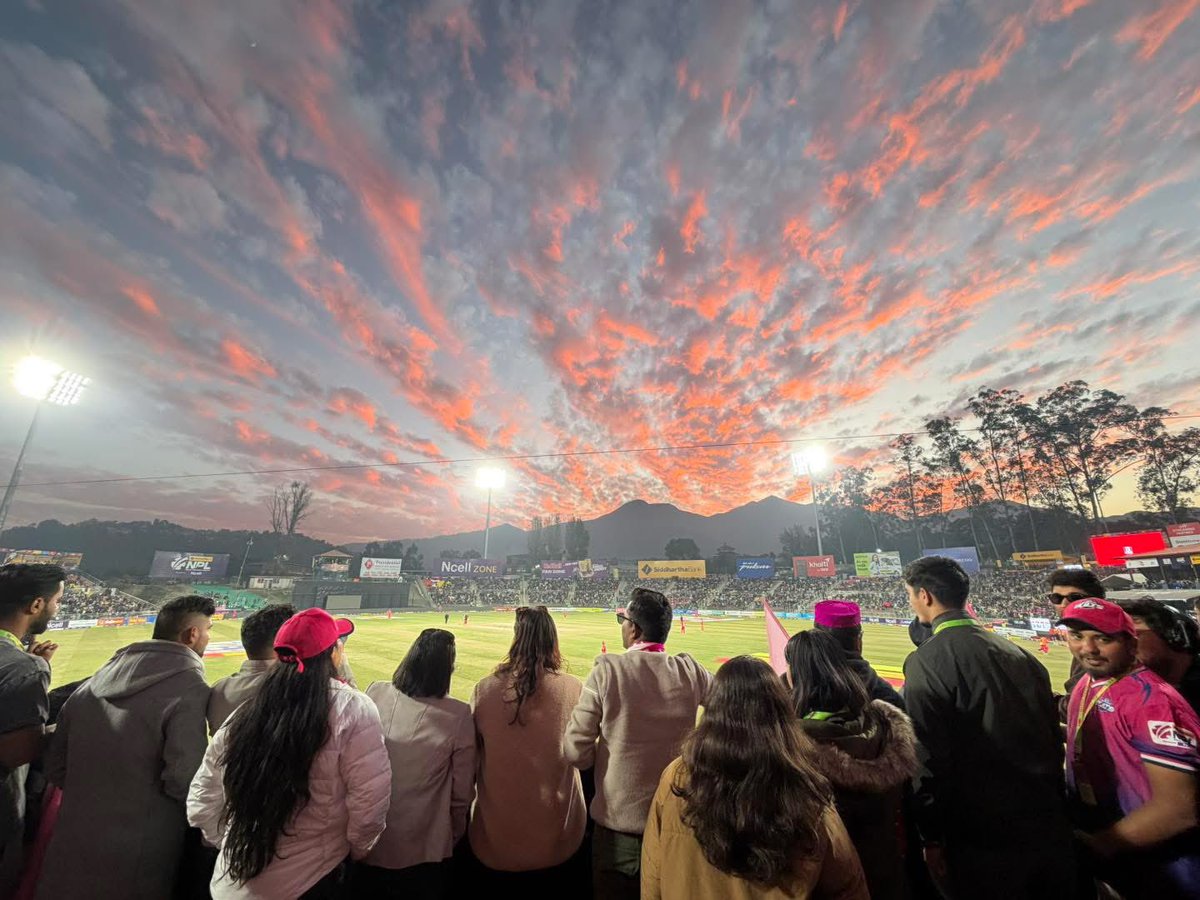 Oh! My oh!My 

📍TU Cricket Stadium Nepal