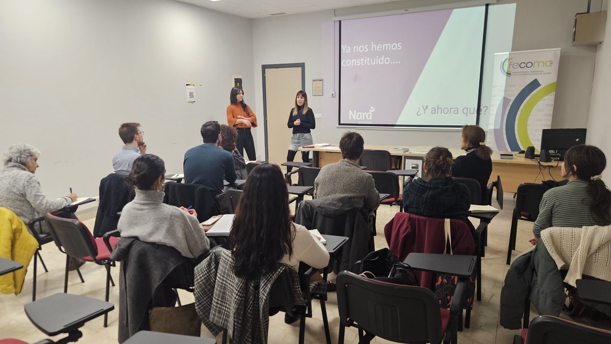 ✨ Hoy hemos celebrado una nueva edición del FARO de la #Economía Social con Eva e Isabel, de NARA Psicología.
Una sesión llena de contenido útil, reflexión e interacción con las personas asistentes.
Gracias a ambas y gracias al público por su participación 💪🤝
#Cooperativas
