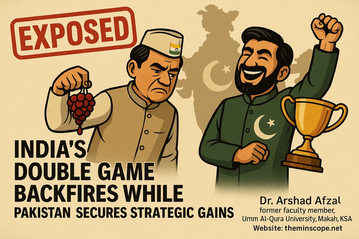 **🚨 EXPOSED: India’s Double Game Backfires While Pakistan Secures Strategic Gains**  

🇮🇳 **India’s Strategic Ambiguity:** Failed diplomacy fueled by duplicity—partnering with the U.S. while cozying up to Moscow.  
🇵🇰 **Pakistan’s Diplomatic Prowess:** Leveraged strategic assets