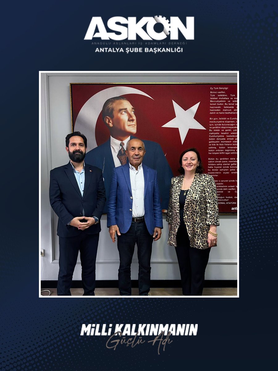 🏢 ASKON Antalya Şubesi Stratejik Ziyaret Programı

Nazik ev sahiplikleri ve misafirperverlikleri dolayısıyla Sn. Ali Bıdı’ya teşekkür eder, iş birliklerimizin artarak devam etmesini temenni ederiz.

ASKON Antalya Şube Başkanlığı