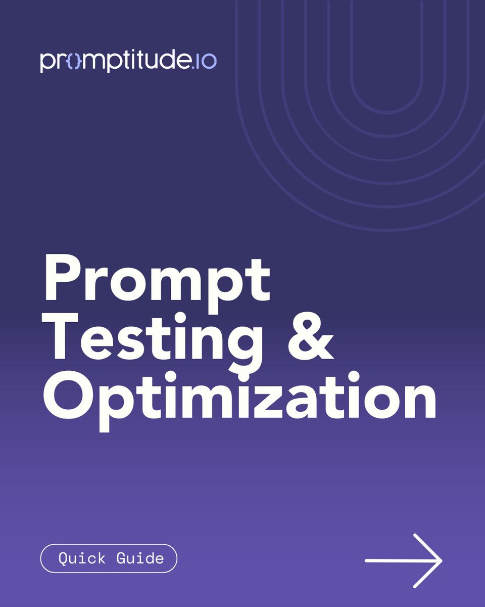 Promptitude_io's tweet image. Mastering AI prompts isn’t magic—it’s method. It’s not just what you ask. It’s how you ask.
✅ Be specific
✅ Give context
✅ Set clear outputs
✅ Iterate &amp;amp; refine
Smart prompt management = consistency, scalability &amp;amp; security.
#AI #PromptEngineering
&amp;gt;&amp;gt; promptitude.io/post/quick-gui…