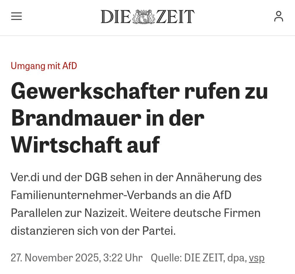Dass Frau Ostermann (Familienunternehmer \u0026 R21) im Alleingang die  Brandmauer der Wirtschaft zur AfD einreißen will, erweist sich als  Bärendienst an unserer Demokratie. Stark, dass Unternehmen wie Rossmann,  Vorwerk \u0026 Fritz Kola, image size:1008x936