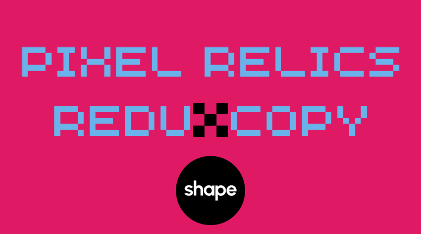 MorpheusSomnia's tweet photo. 2 hours until Pixel Relics: ReduXcopy opens on Shape Network at 6pm UTC using the @mintbay_co platform. 

On-chain pixel relics built from dissected @XCOPYART  PixelChain structures, reassembled into new chaos.

Shape Stack top 1000 and all Shape Punk holders have a 24 hour priority window. After that the grid is fair game.
Link:👇