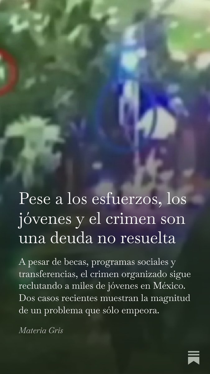 Pese a los esfuerzos, los jóvenes y el crimen son una deuda no resuelta <a href="/Reinserta/">Reinserta</a> <a href="/derechoinfancia/">Derechos Infancia</a> <a href="/SSPCMexico/">Secretaría de Seguridad y Protección Ciudadana</a> <a href="/Claudiashein/">Claudia Sheinbaum Pardo</a> <a href="/lopezobrador_/">Andrés Manuel</a> open.substack.com/pub/eduardojga…