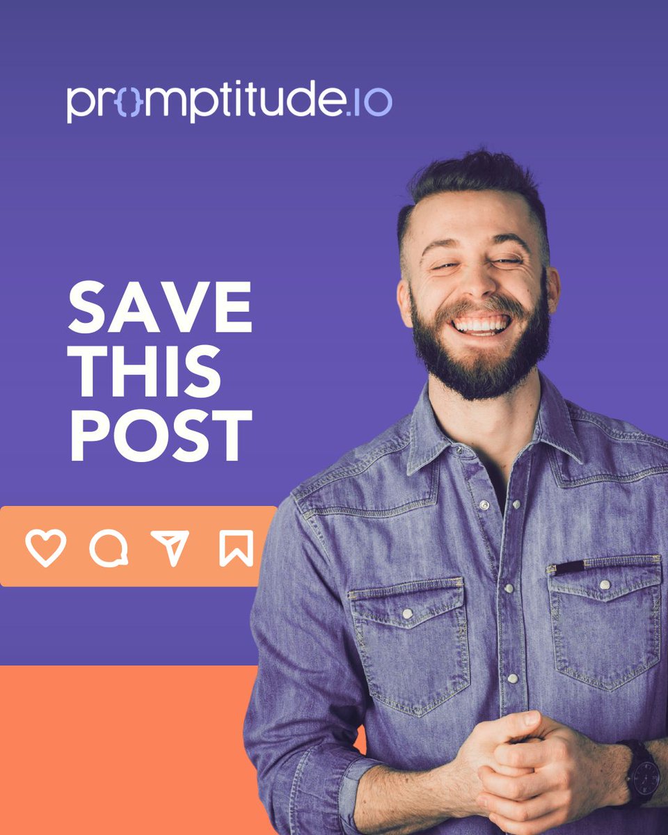 Promptitude_io's tweet image. Mastering AI prompts isn’t magic—it’s method. It’s not just what you ask. It’s how you ask.
✅ Be specific
✅ Give context
✅ Set clear outputs
✅ Iterate &amp;amp; refine
Smart prompt management = consistency, scalability &amp;amp; security.
#AI #PromptEngineering
&amp;gt;&amp;gt; promptitude.io/post/quick-gui…
